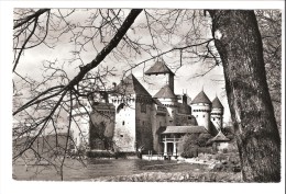 Suisse-Château De Chillon à Veytaux (Montreux-Villeneuve-Vaud)-1960-Oblitération De "Tour De Peilz" (voir Scan) - Veytaux