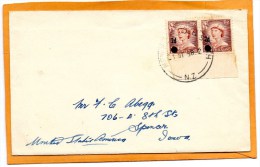 New Zealand 1959 Cover - Cartas & Documentos