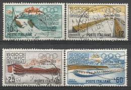 I 1956-958-61OLYMPIC GAMES CORTINA D'AMPEZZO, 1 X 4v, Used - Hiver 1956: Cortina D'Ampezzo