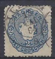 Germany (Sachsen) 1863 (o) Mi.17b - Sachsen