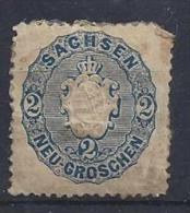 Germany (Sachsen) 1863 (*) MNG  Mi.17b - Sachsen