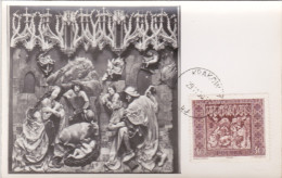 Carte Maximum POLOGNE N° Yvert 1045 (NATIVITE) Obl Sp Cracovie 1960 - Maximum Cards