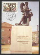Portugal Fernão Mendes Pinto Carte Maximum Ecrivain Explorateur Statue A Almada 1984 Maxicard Discoveries - Maximumkaarten