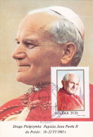 Carte Maximum POLOGNE N° Yvert  2681 (JEAN PAUL II) Obl Sp Ill 1983 - Cartes Maximum