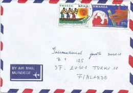 Rwanda 1982 Kigali Rowing Poverty Allevation Tubercolusis Health Cover - Used Stamps