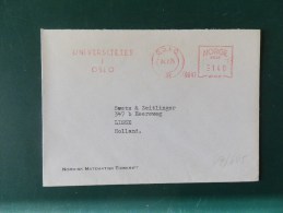 47/645  LETTRE NORGE  FLAMME ROUGE - Storia Postale
