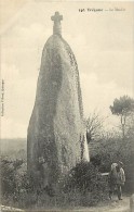 Finistere -ref C809- Tregunc - Le Menhir - Theme Menhirs   -carte Bon Etat  - - Trégunc