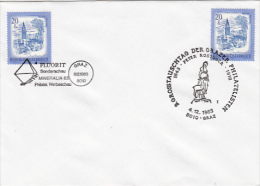 8914- FREISTADT TOWN STAMPS, GRAZ- MINERALS PHILATELIC EXHIBITION SPECIAL POSTMARKS ON COVER, 1983, AUSTRIA - Covers & Documents