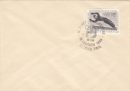 9101- INNSBRUCK'64 WINTER OLYMPIC GAMES, SKIING, STAMP AND SPECIAL POSTMARK ON COVER, 1964, AUSTRIA - Winter 1964: Innsbruck