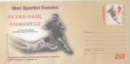 611FM- RUGBY- PETRU PAUL CIOBANELU, SPORTS FOR HANDICAPS PEOPLES, COVER STATIONERY, 2011, ROMANIA - Rugby