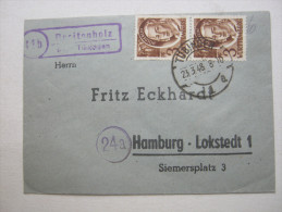 1948 , Breitenholz  über  Tübingen , Brief - Other & Unclassified