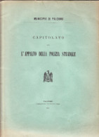 PALERMO  1891 /   Capitolato Per  " L'APPALTO DELLA POLIZIA STRADALE " _ Completo - Old Books