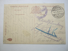 1916 , KNOCKE ,  , Carte Militaire  ,   2 Scans - Army: German