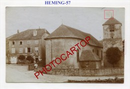 HEMING-Carte Photo Allemande-Guerre 14-18-1WK-Frankreich-France-57- - Lorquin