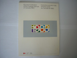 Canada  : Collection Souvenir Des   Timbres- Poste  Neufs  De L' Année 1983  Complète - Blocks & Sheetlets