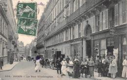 Paris      75008      Rue De Washington   Papeterie Et Vente De Cartes Postales  ( Voir Scan ) - Paris (08)