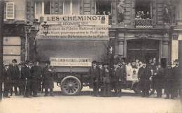 Paris      75008        45  Rue St Lazare Union Nationale Des Cheminots (Noel) Camion Berliet (voir Scan) - District 08