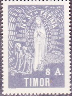 TIMOR - 1948, Nossa Senhora De Fátima.  8 A.   Pap. Esmalte D. 14 1/4   ** MNH  MUNDIFIL  Nº 269 - Timor