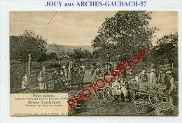 JOUY Aux ARCHES-GAUDACH-Scene De Vendanges-avant 1905-Animation-Raisin-Recolte-Vignes-Frankreich-France-57- - Ars Sur Moselle