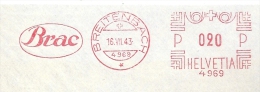 Freistempel  "Brac, Kunststoffverarbeitung, Breitenbach"               1943 - Postage Meters