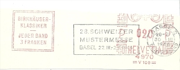 Freistempel  "Birkhäuser Verlag, Basel"               1944 - Frankiermaschinen (FraMA)