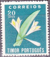 TIMOR - 1950, Flores Indígenas.  20 A.    Pap. Esmalte.  D. 14 1/4   ** MNH  MUNDIFIL  Nº 279 - Timor