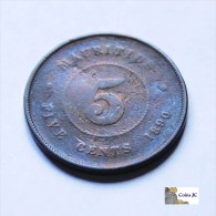 Mauricio - 5 Cents - 1890 - Maurice