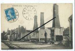 CPA -  Guiscard - La Rue De Chauny (n°2) - Guiscard