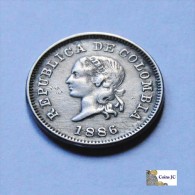 Colombia - 5 Centavos - 1886 - Colombie