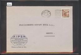 SUISSE - GENEVE - MIPSA - MECANIQUE DE PRECISION - Storia Postale