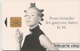 CARTE-PRIVEE-5U-GN 06a-11/93-GEM1A-KOOKAI-2e Logo -V° N° Série B3A151004-utilise-TBE - 5 Unidades