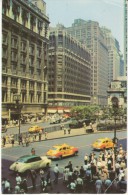 New York NY, Herald Square Street Scene, Auto Taxi C1950s Vintage Postcard - Manhattan