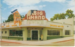 St. George Utah, Big Hand Cafe, Restaurant, Unusual Sign, C1950s Vintage Postcard - Andere & Zonder Classificatie