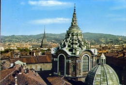 Torino - Panorama - La Cupola Della Cappella Della Santa Sindone - 31905 - Formato Grande Viaggiata - Panoramic Views