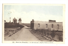 Cp, 85, Mont Des Alouettes, Le Cagé Côté Nord, Chapelle, Moulin Et Calvaire, Voyagée 1937 - Sonstige & Ohne Zuordnung