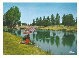 Cp, 86, Mirebeau, Plan D´eau De St-Martin, Plaisir De La Pêche - Mirebeau