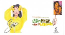 Latin Music Legends - Selena First Day Cover, W/ Digital Color Pictorial Cancel, From Toad Hall Covers! - 2011-...