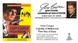 Legends Of Hollywood: Gary Cooper First Day Cover, From Toad Hall Covers! - 2001-2010