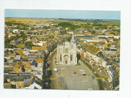 Cp , 27 , LE NEUBOURG , Vue Générale Aerienne , Au Centre , L'église  , Voyagée1979 , Ed : Artaud , 203 - Le Neubourg