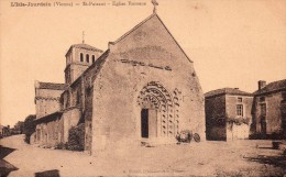 86 L'Isle Jourdain St Paixent Eglise Romane - L'Isle Jourdain