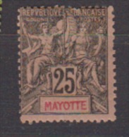 1900/1907-MAYOTTE N°8* - Nuevos