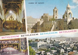 BETHLEHEM:CHURCH OF NATIVY ,POSTCARD FOR COLLECTION,RARE.ISRAEL. - Monumentos
