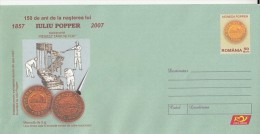 653FM- IULIU POPPER, EXPLORER, TIERRA DEL FUEGO, COVER STATIONERY, 2007, ROMANIA - Explorateurs