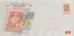 654FM- IULIU POPPER, EXPLORER, TIERRA DEL FUEGO, COVER STATIONERY, 2007, ROMANIA - Explorateurs