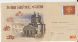 666FM- COMANA MONASTERY, COVER STATIONERY, 2011, ROMANIA - Abadías Y Monasterios