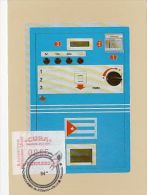 MACHINE STAMPS, CM, MAXICARD, CARTES MAXIMUM, 1984, CUBA - Maximumkarten