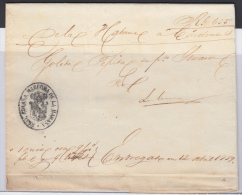 PREFI-208. CUBA SPAIN ESPAÑA. STAMPLESS. MARITIME MAIL. 1859. CORREO DE CABOTAJE.  LA HABANA A CARDENAS. SHIP “PEP - Prephilately