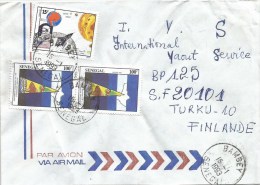 Senegal 1993 Bambey Fishing Maritime Life Space John Glenn Orbital Cover - Afrique