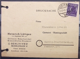 Berlin 2 Gestempelt Auf Drucksache-Postkarte - Cartas & Documentos