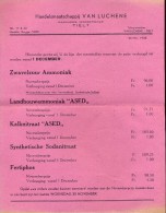 Liste Des Prix - Prijslijst - Landbouw Meststoffen Van Luchene Tielt - 1938 - Landbouw